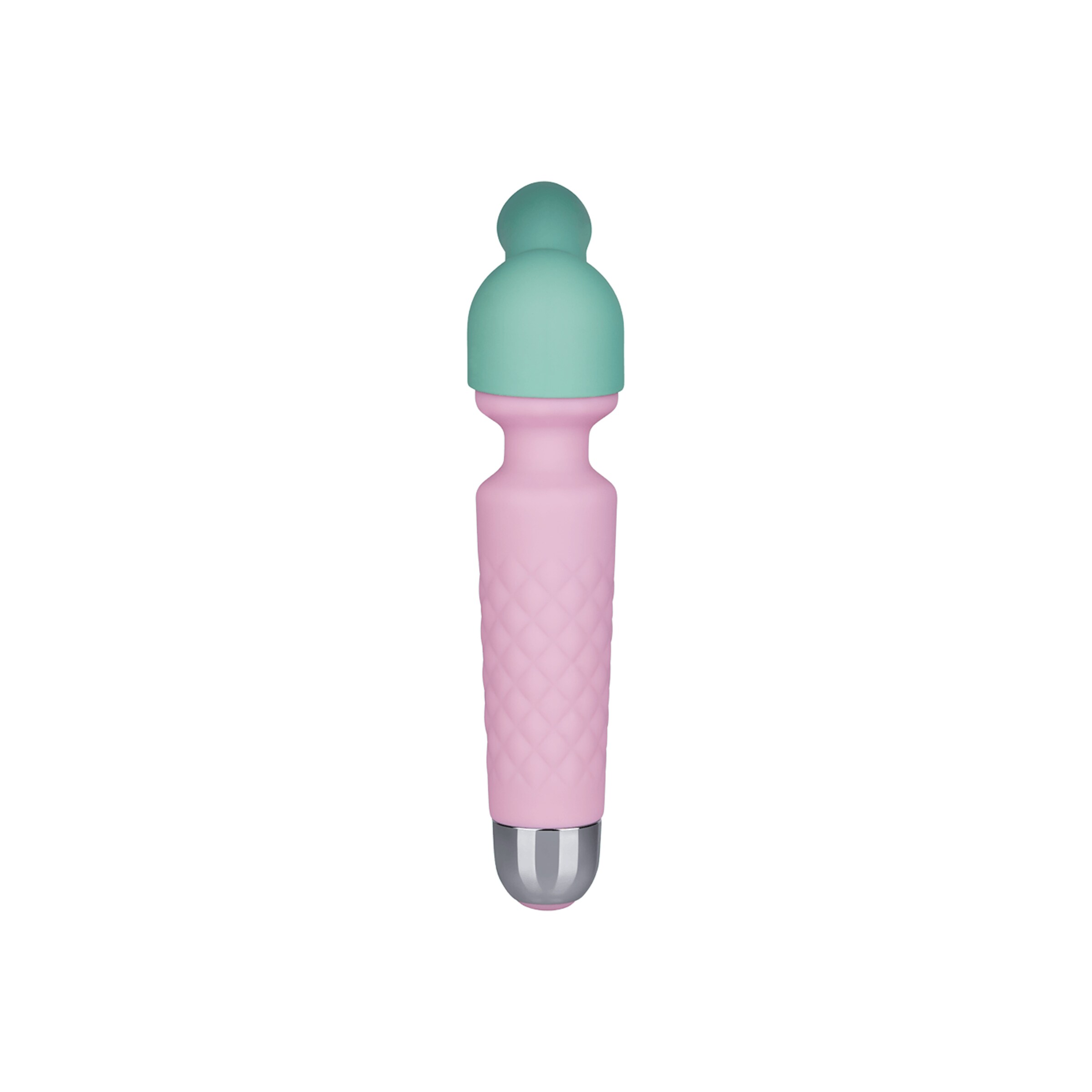 oplaadbare-siliconen-massager-19-5-cm-Mint-Roze-5