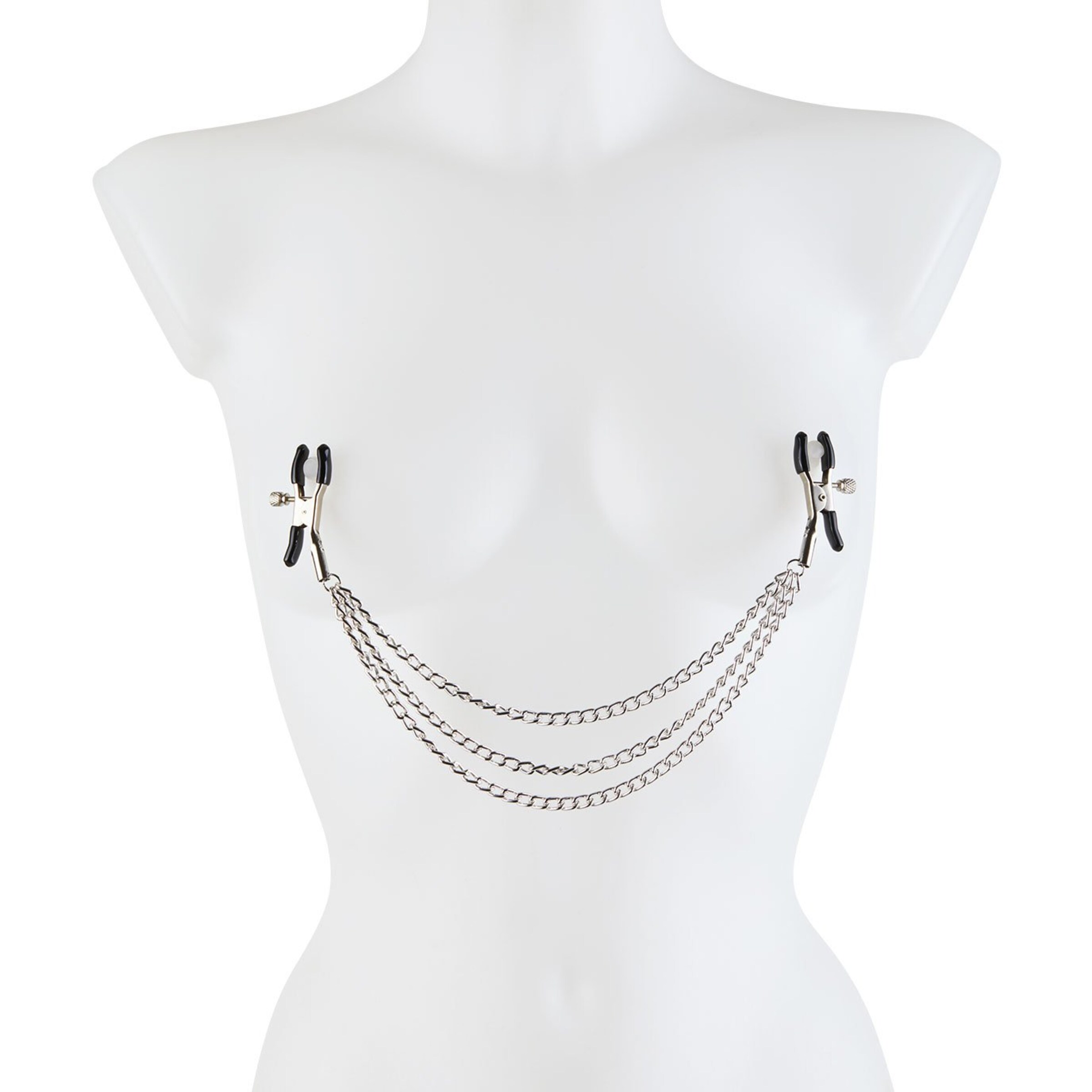 tepelklemmen-met-triple-ketting-Zilver-Zwart-3