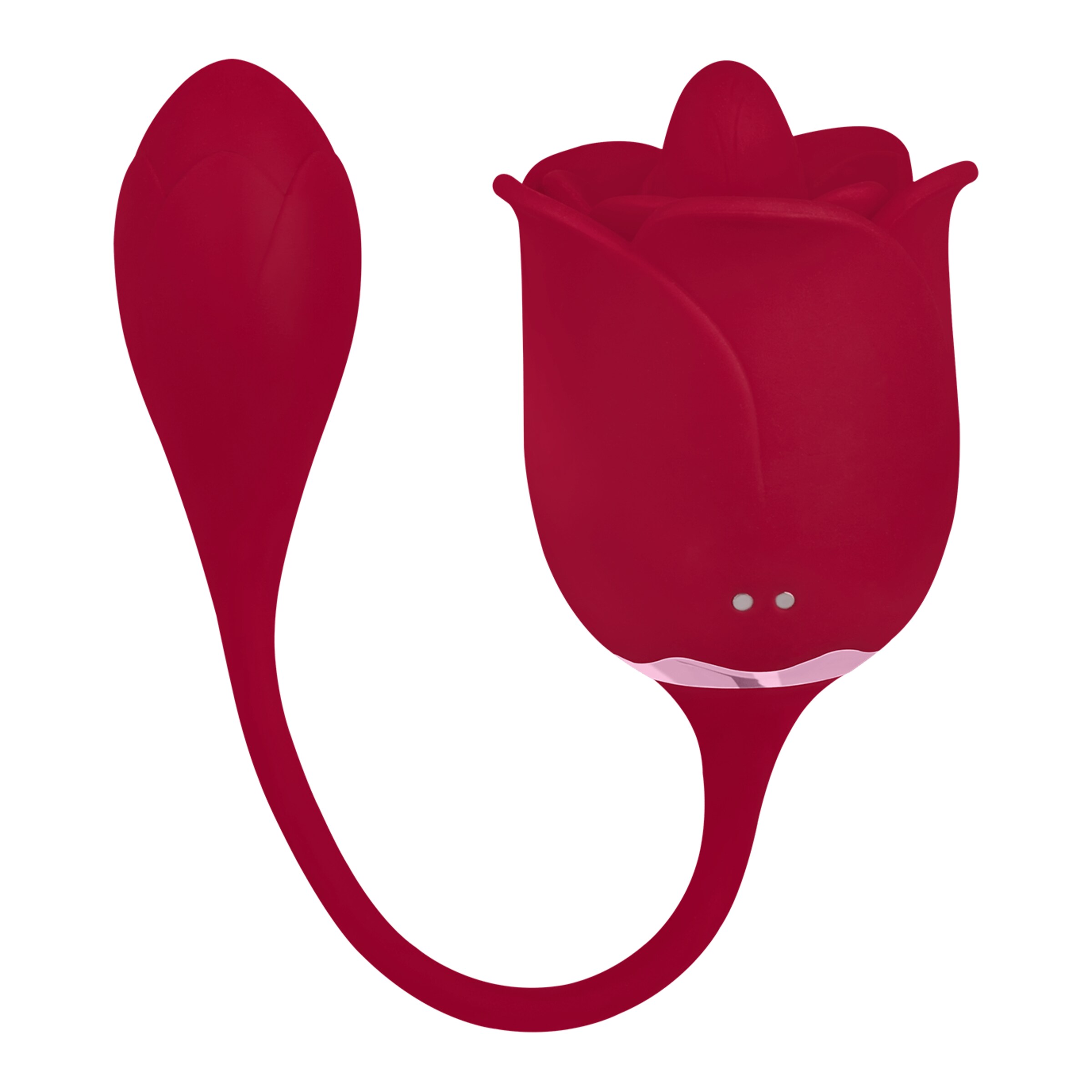 vibromasseur-à-poser-en-forme-de-rose-avec-bullet-20-cm-Rouge-4