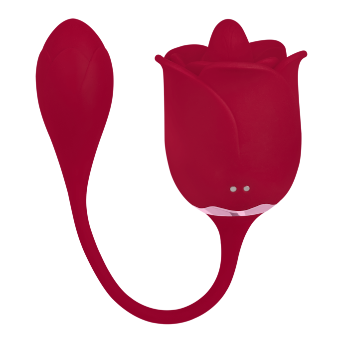 roosvormige-oplegvibrator-met-bullet-20-cm-Oranje-4