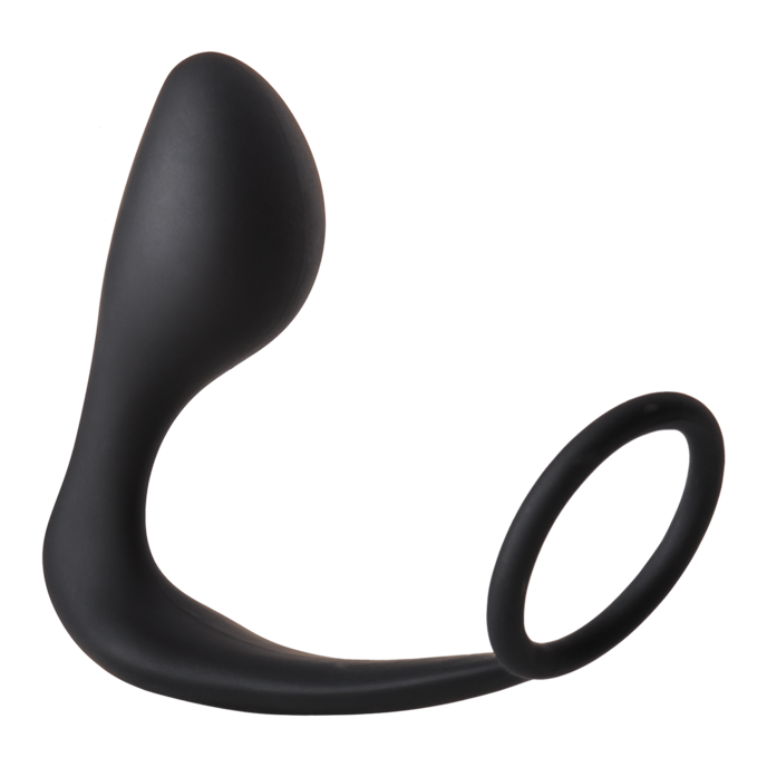 fantasstic---anal-plug-with-cockring-12-cm-Zwart-2