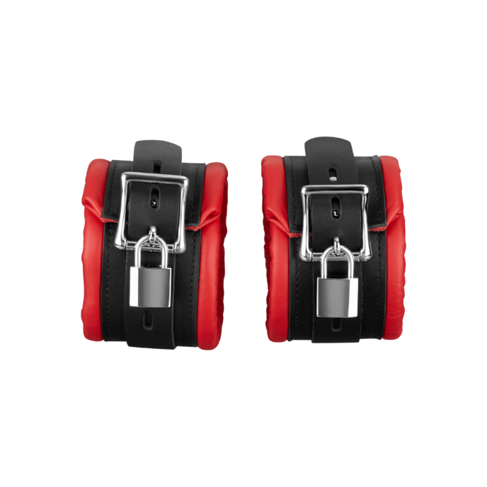 menottes-de-cheville-verrouillables-et-rembourrées-Noir-Rouge-4