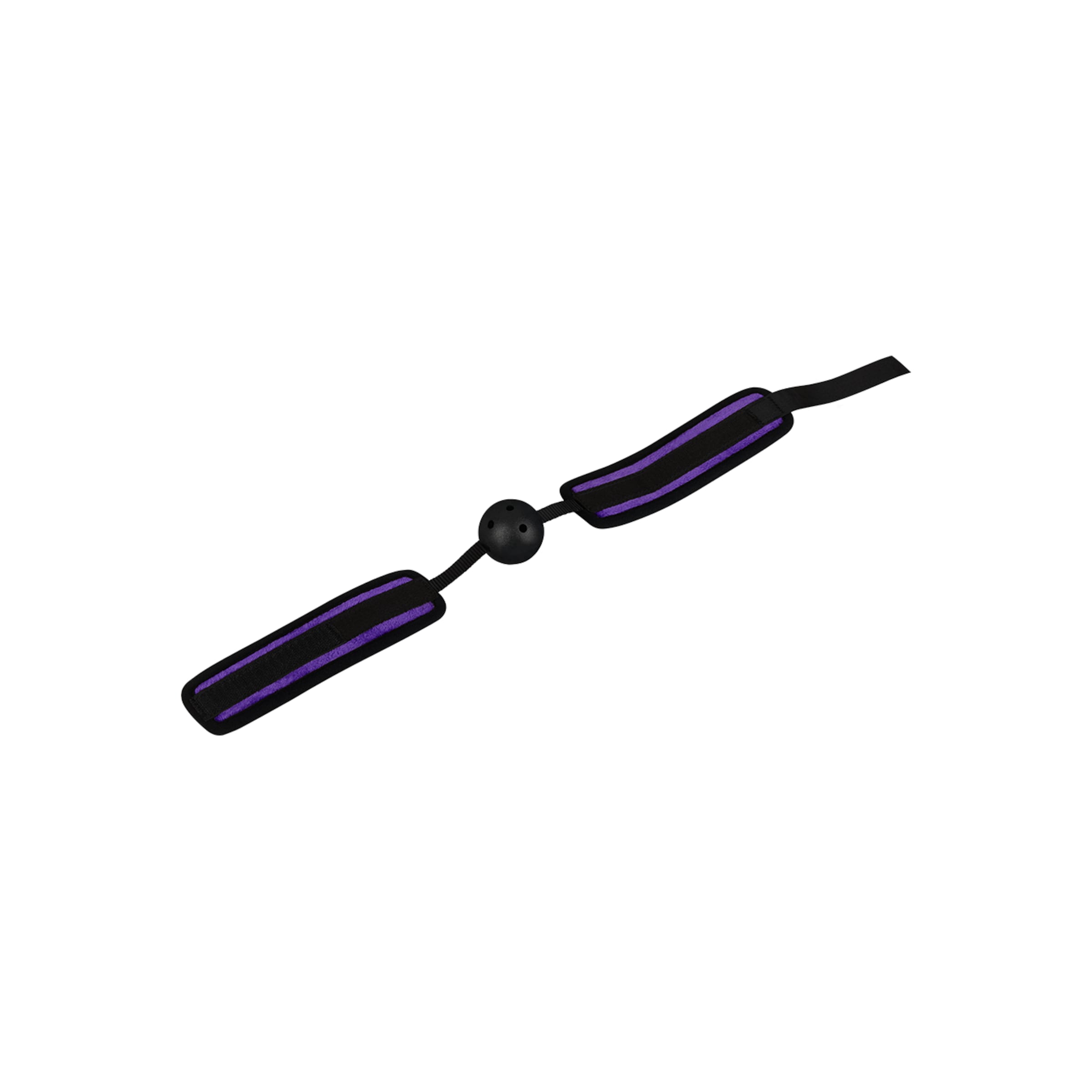 bâillon-perforé-Noir-Violet-2