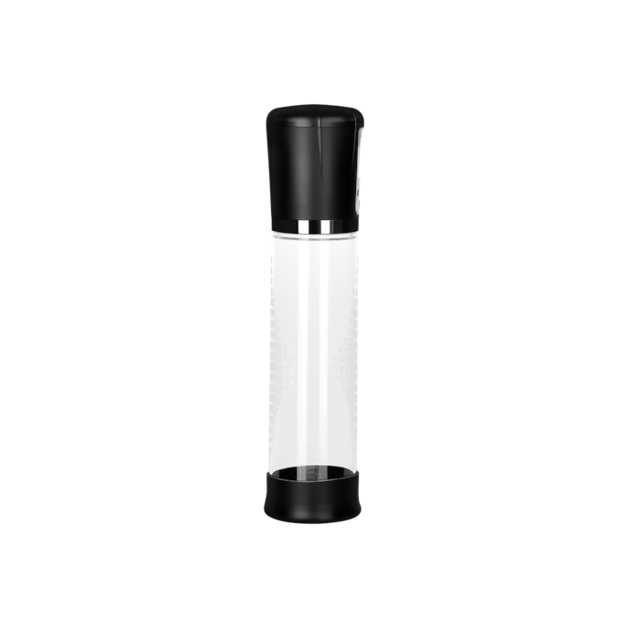 wiederaufladbare-penispumpe-29-cm-Schwarz-Silber-Transparent-3