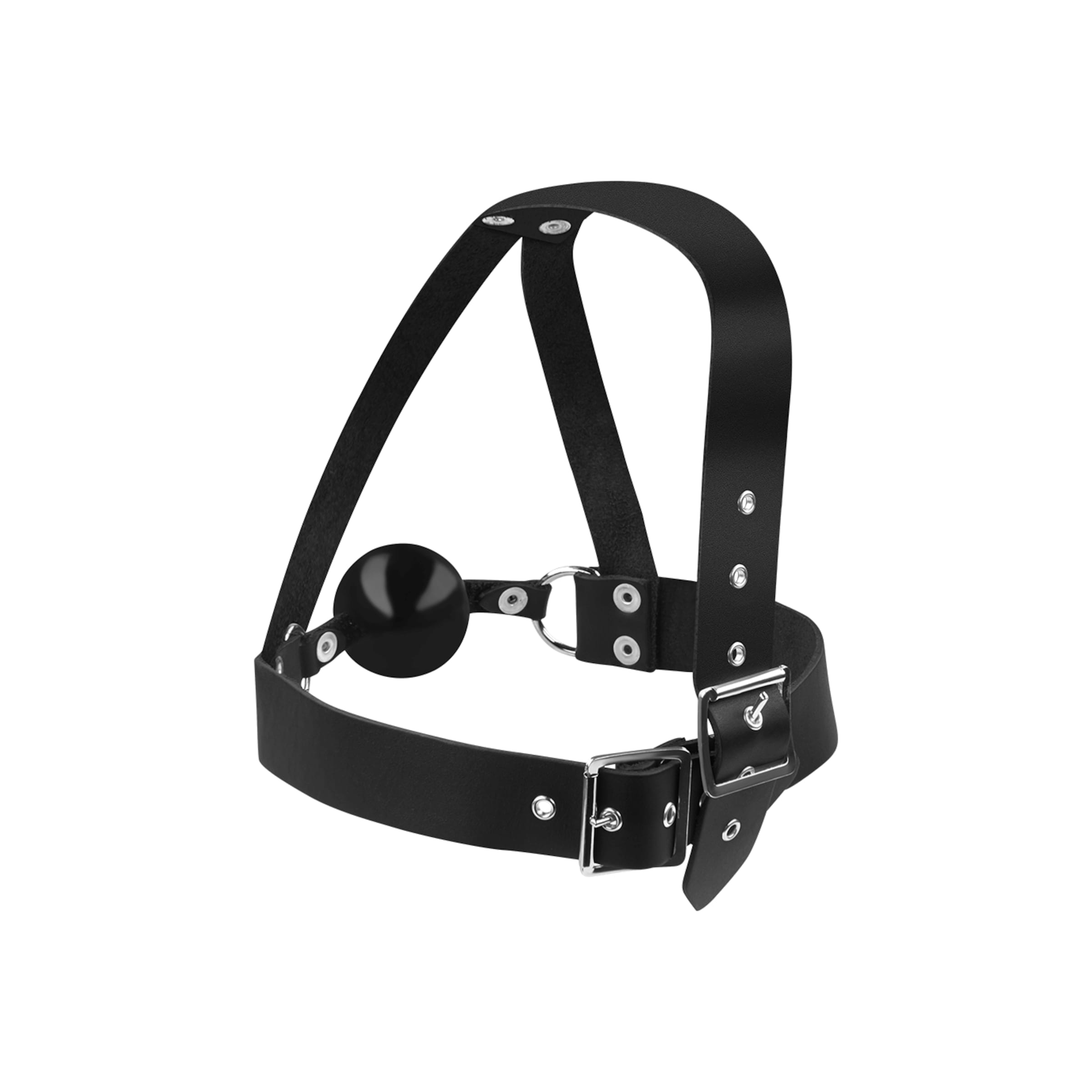 bâillon-avec-harnais-Noir-3