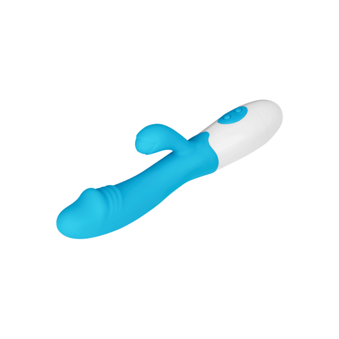 rabbit-puissant-en-silicone-avec-gland-stylisé-19-cm-Blanc-Bleu clair-5