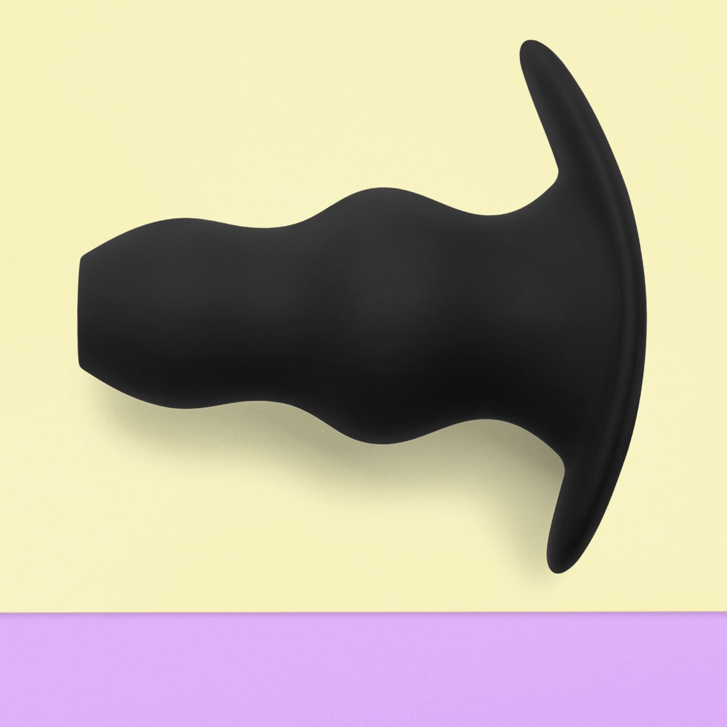 plug-tunnel-séduisant-en-silicone-11-cm-Noir-2