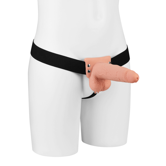 hollow-squirting-strap-on-21-cm-Naturel clair-1