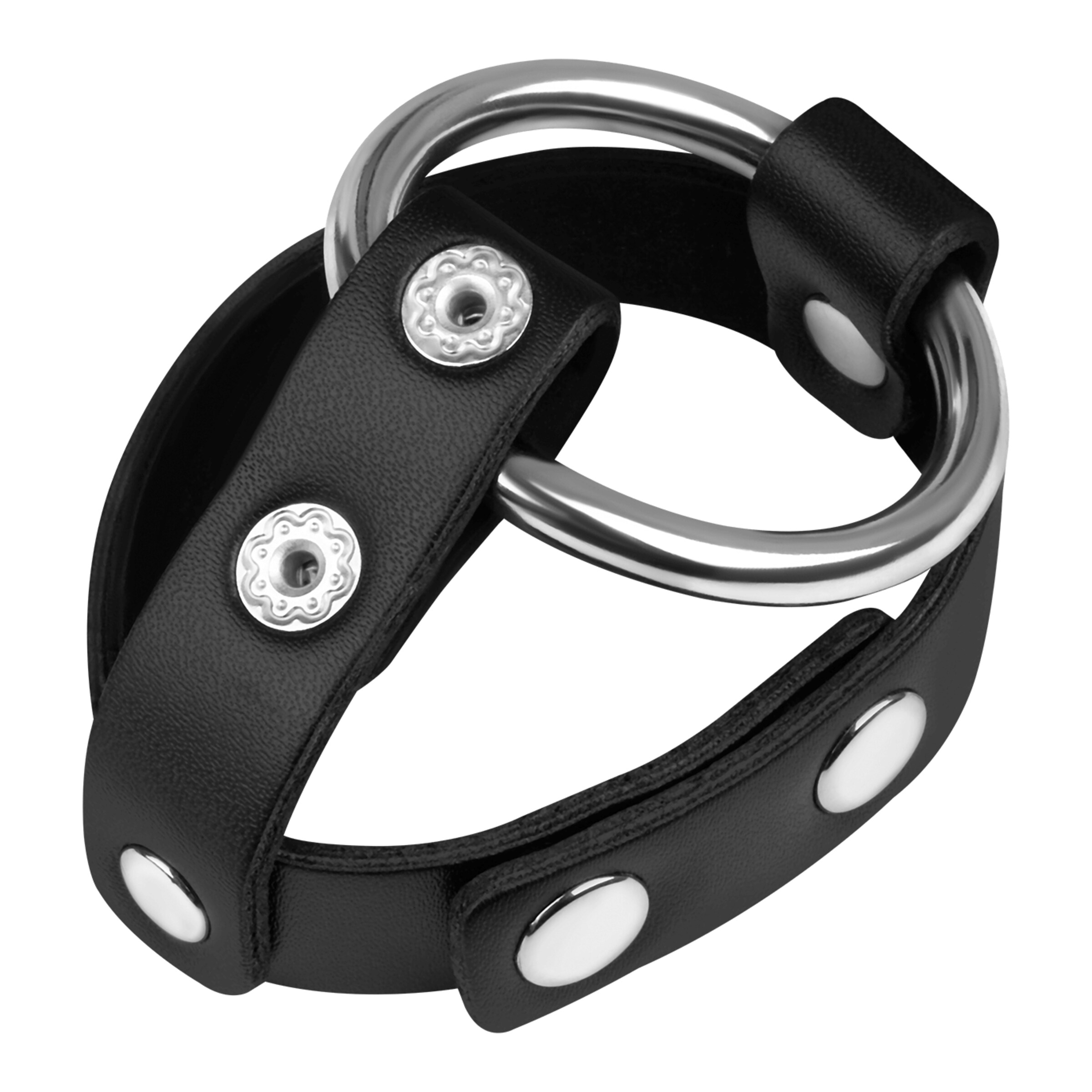 ceinture-testiculaire-avec-anneau-pénien-en-métal-Argent-Noir-6