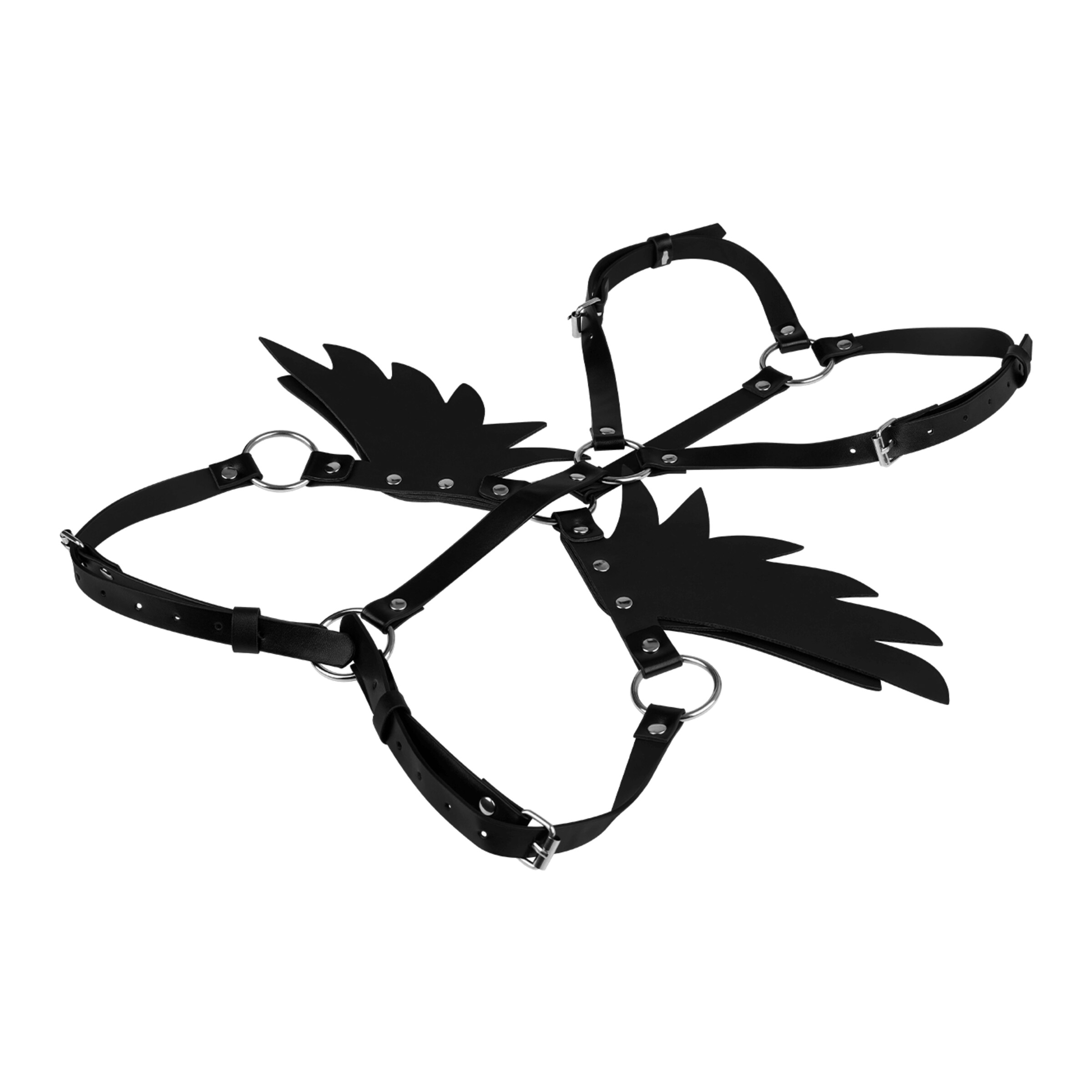 sexy-borstharnas-met-vleugels-Zwart-4