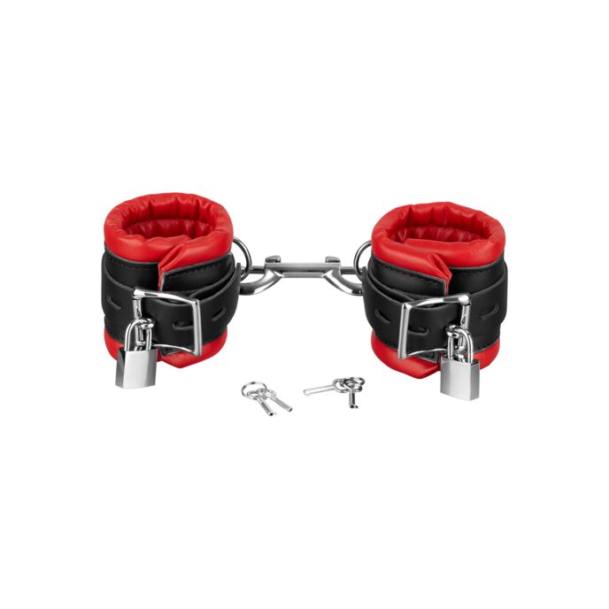 afsluitbare-gewatteerde-handboeien-Rood-Zwart-1