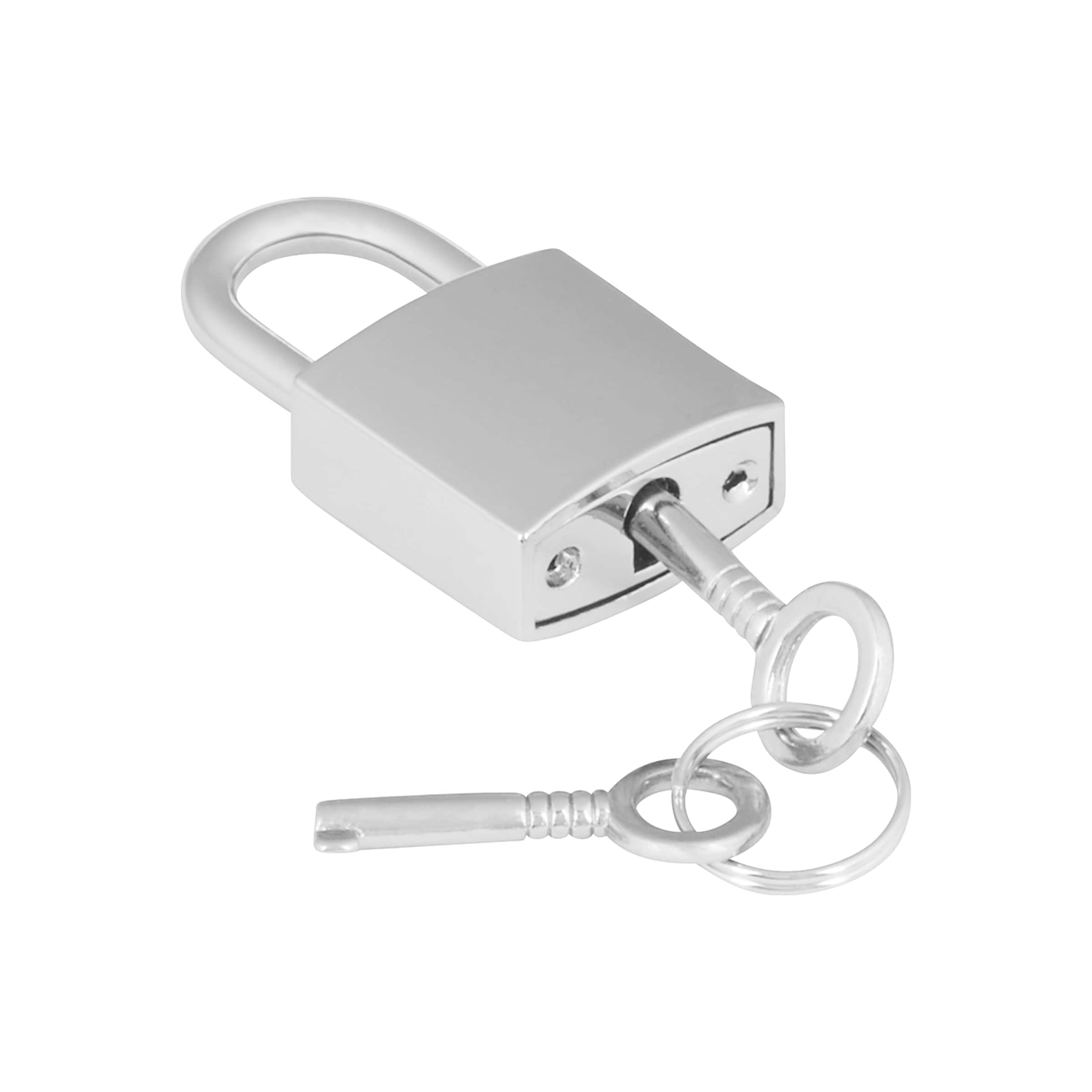 cadenas-avec-clé-2-pièces-Argent-2