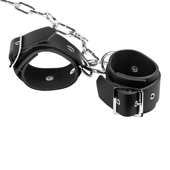 combinaison-dentraves-avec-chaîne-Argent-Noir-4