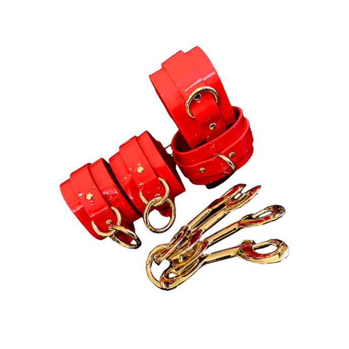 high-gloss-bondage-hogtie-&-cuffs-Gold-Rot-1