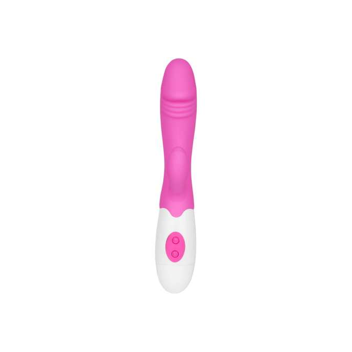rabbit-puissant-en-silicone-avec-gland-stylisé-19-cm-Blanc-Lilas-3
