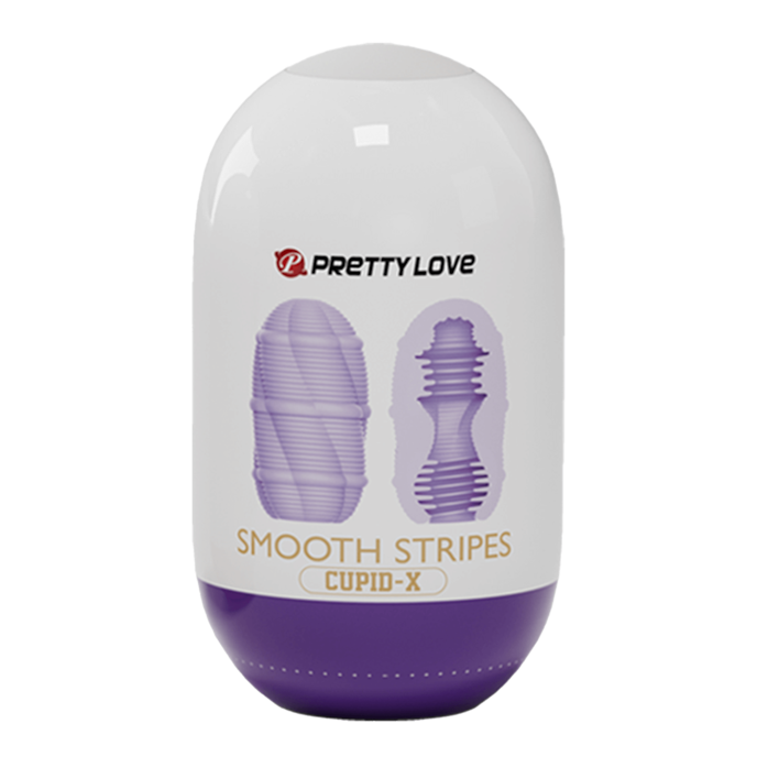 cupid-x---smooth-stripes-10-cm-Lila-Weiß-3