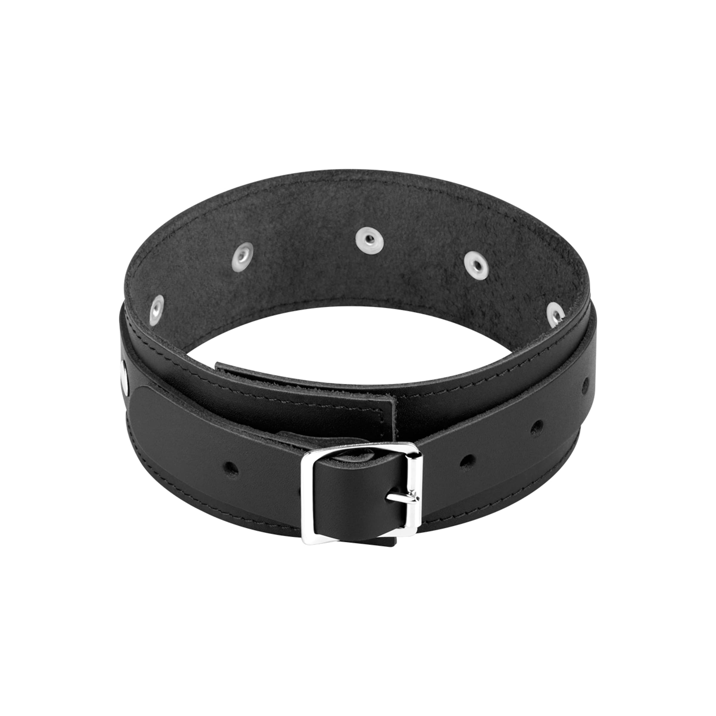 collier-en-cuir-s/m-Noir-2