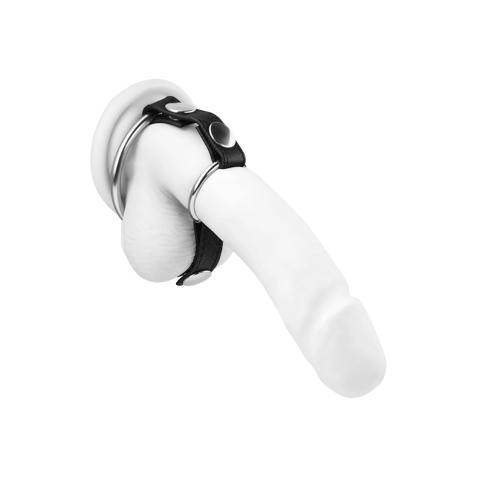 manchette-pour-pénis-et-testicules-3-5-&-5-cm-Argent-Noir-4