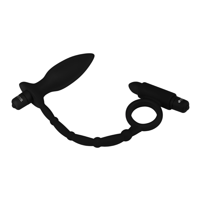 deluxe-lumunu-anaalplug-&-penisring---anaalgel-25-cm-Zwart-5