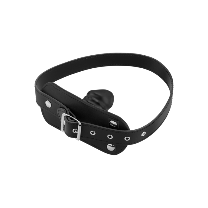 gag-met-mini-dildo-Schwarz-1