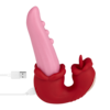 zungenförmiger-rabbitvibrator-mit-rotation-Rosa-Rot-6