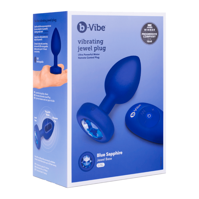 vibrating-jewel-plug---l/xl-11-5-cm-Bleu-5