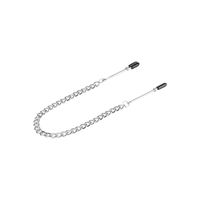 rubberen-tepelklem-met-ketting-Schwarz-Silber-2