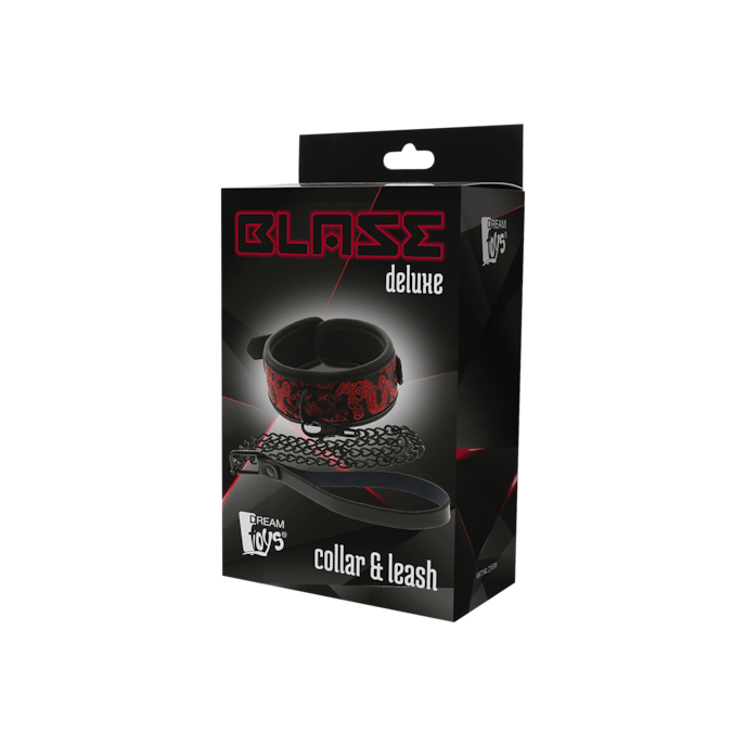 collar-&-leash-Rot-Schwarz-2