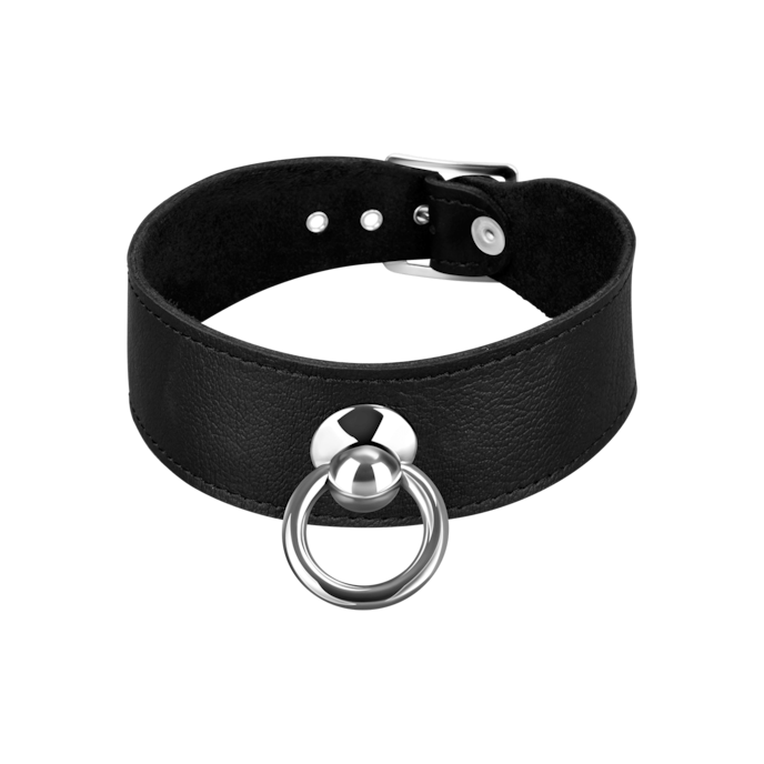 collier-avec-grand-anneau-s/m-Noir-4