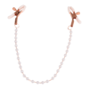 nippelklemmen-mit-perlenkette-Rosegold-Weiß-4