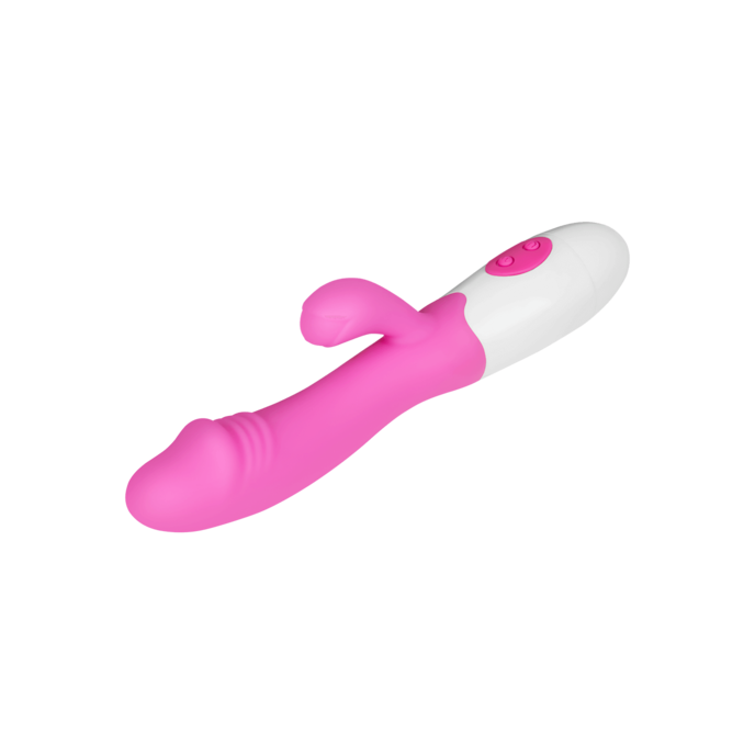 rabbit-puissant-en-silicone-avec-gland-stylisé-19-cm-Blanc-Lilas-5