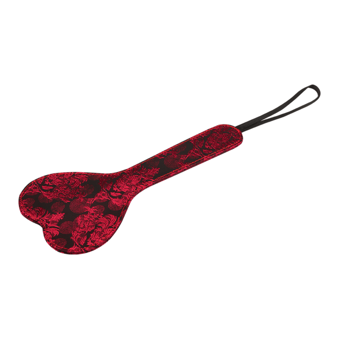 paddle-en-forme-de-cœur-au-design-élégant-Noir-Rouge-4