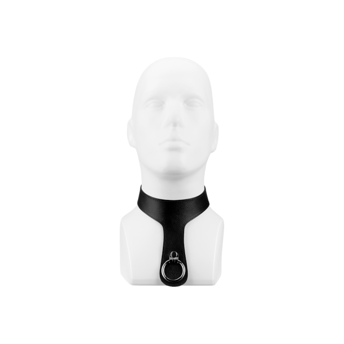 collier-desclave-en-cuir-avec-anneau-en-o-Noir-3