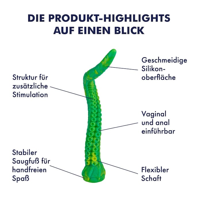 Analdildo Auergewhnlicher Tentakel-Dildo aus Silikon, 44 cm grn online kaufen Analdildo Auergewhnlicher Tentakel-Dildo aus Silikon, 44 cm grn online kaufen