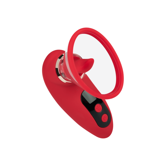 vibromasseur-lécheur-avec-fonction-de-succion-12-5-cm-Rouge-1