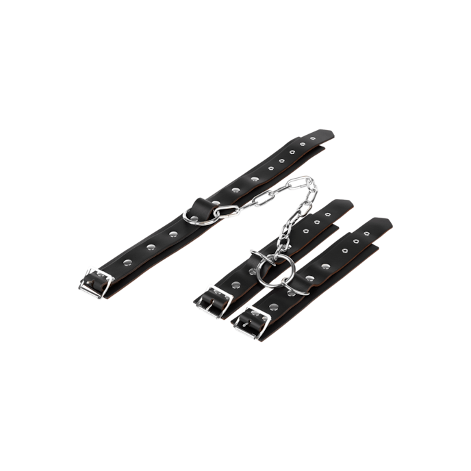 fesseln-mit-verbindungskette-Schwarz-Silber-6