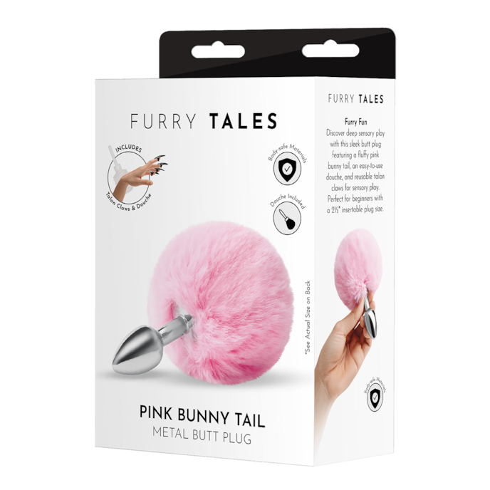 fluffy-bunny-tail---metal-butt-plug-12-cm-Argent-Rose-3