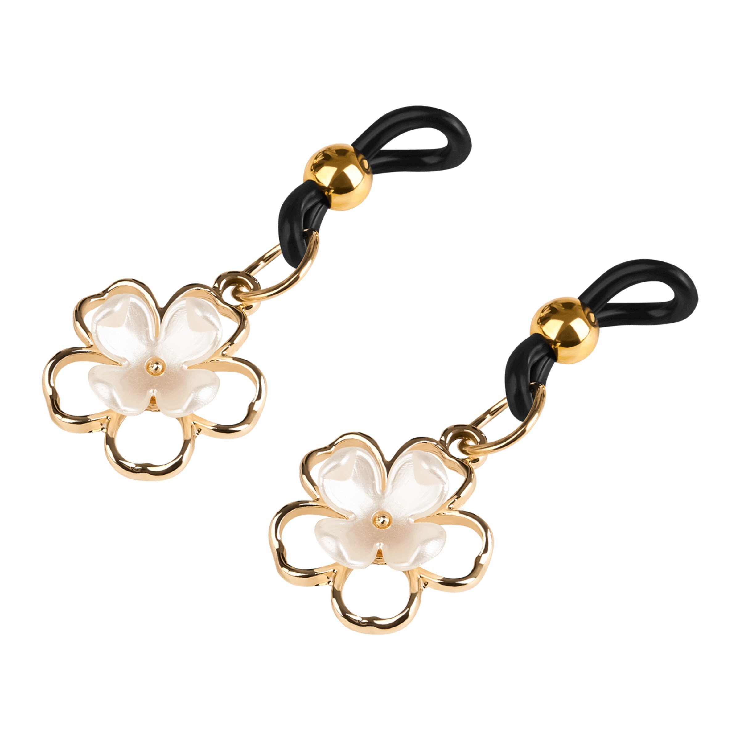 nippelklemmen-met-mooie-bloemenhangers-Goud-Wit-Zwart-2