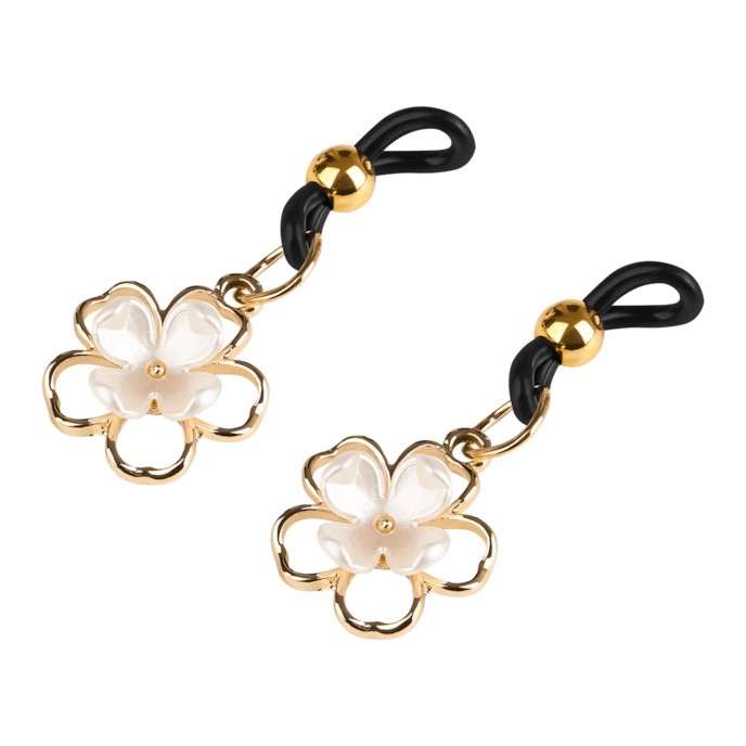 nippelklemmen-met-mooie-bloemenhangers-Goud-Wit-Zwart-2