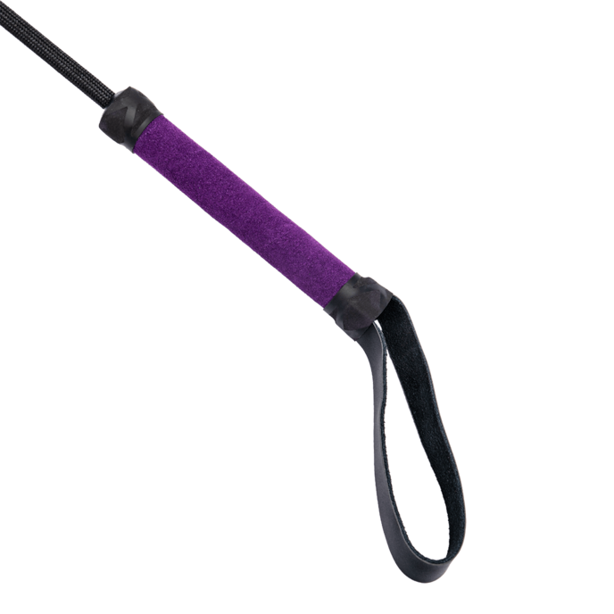 exclusieve-leren-rijzweep-Violet-Zwart-4