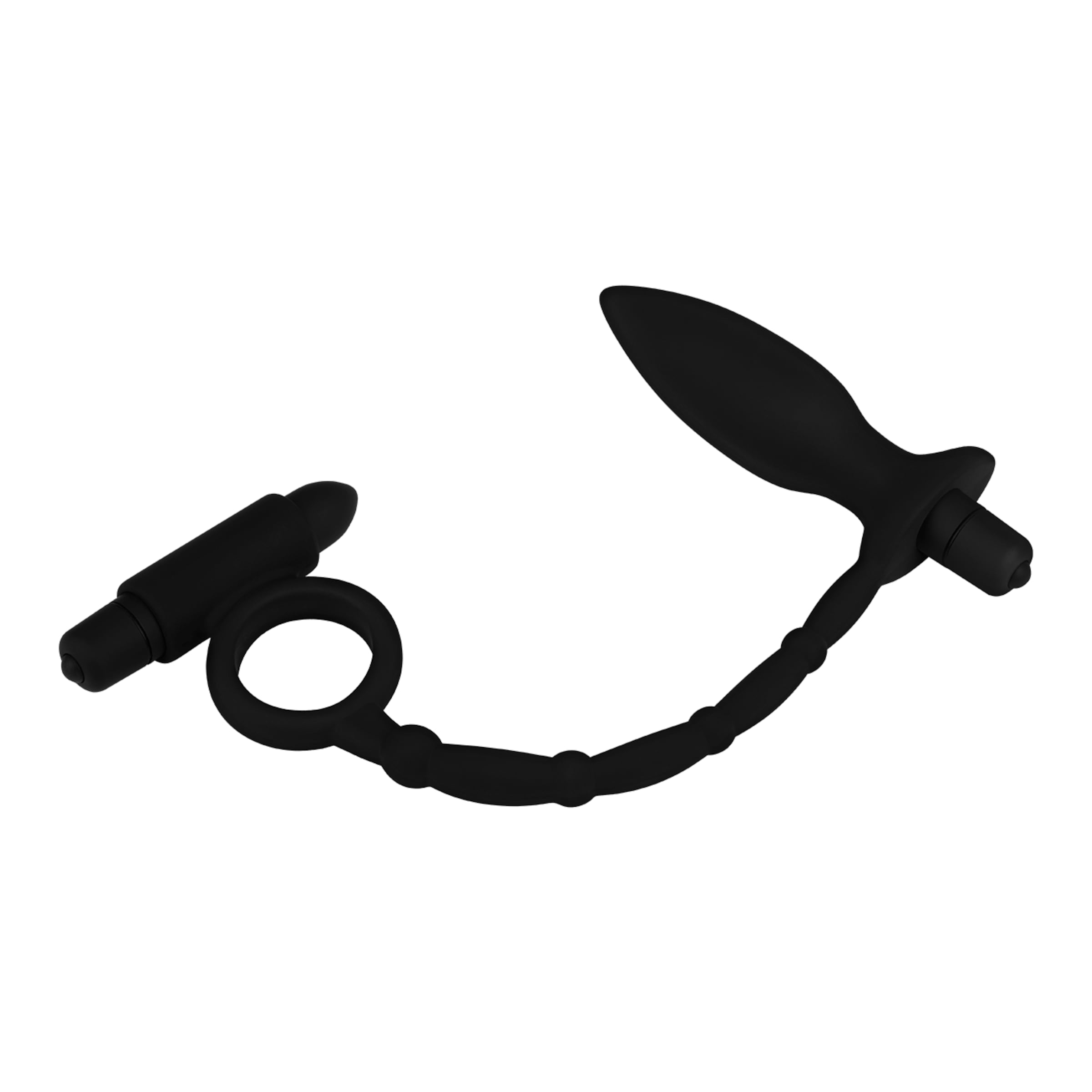 deluxe-lumunu-anaalplug-&-penisring---anaalgel-25-cm-Zwart-6