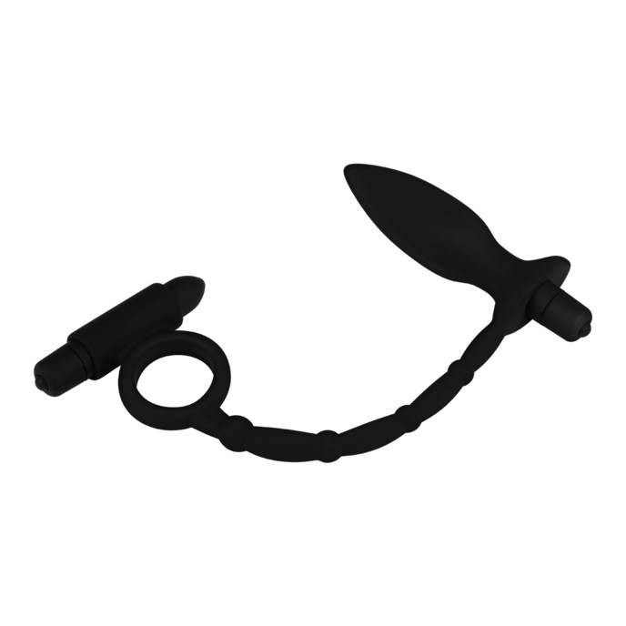 deluxe-lumunu-anaalplug-&-penisring---anaalgel-25-cm-Zwart-6