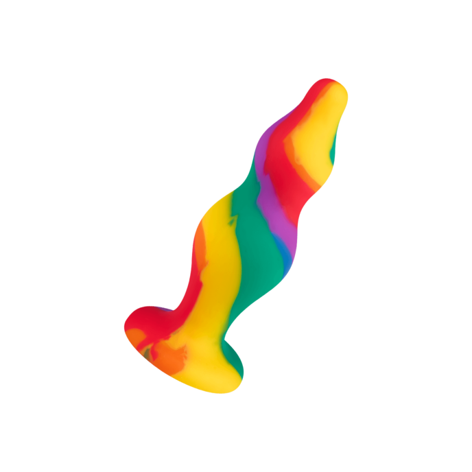 kleurrijke-anale-plug-van-siliconen-12-cm-Bont-1