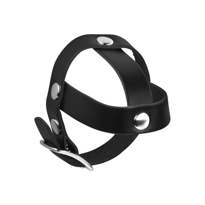 eikelmanchet-met-riemen-Zwart-1