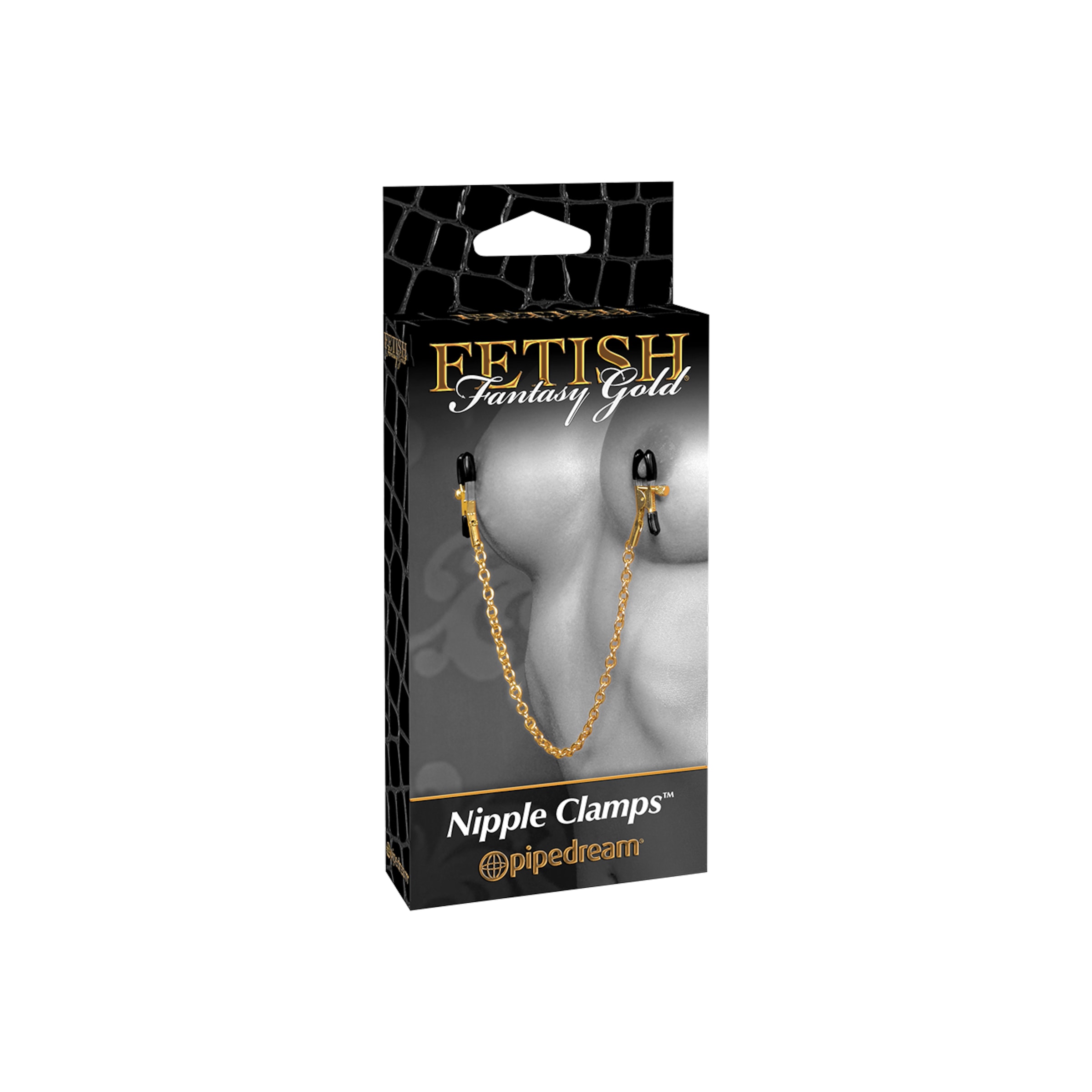 pinces-à-tétons-avec-chaîne-Noir-Or-3