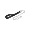kurze-leine-mit-metallkette-Schwarz-Silber-2