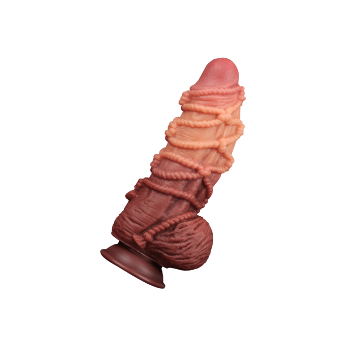 double-layered-nature-cock-24-cm-Brun naturel clair-Brun naturel foncé-1