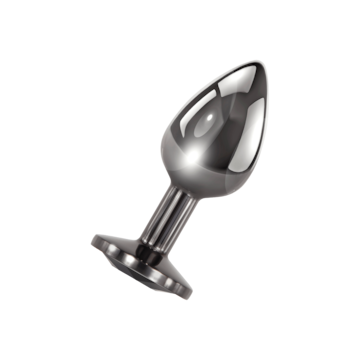 Analplug 'Black Gem Anal Plug - Large', 9,5 cm silber online kaufen Analplug 'Black Gem Anal Plug - Large', 9,5 cm silber online kaufen