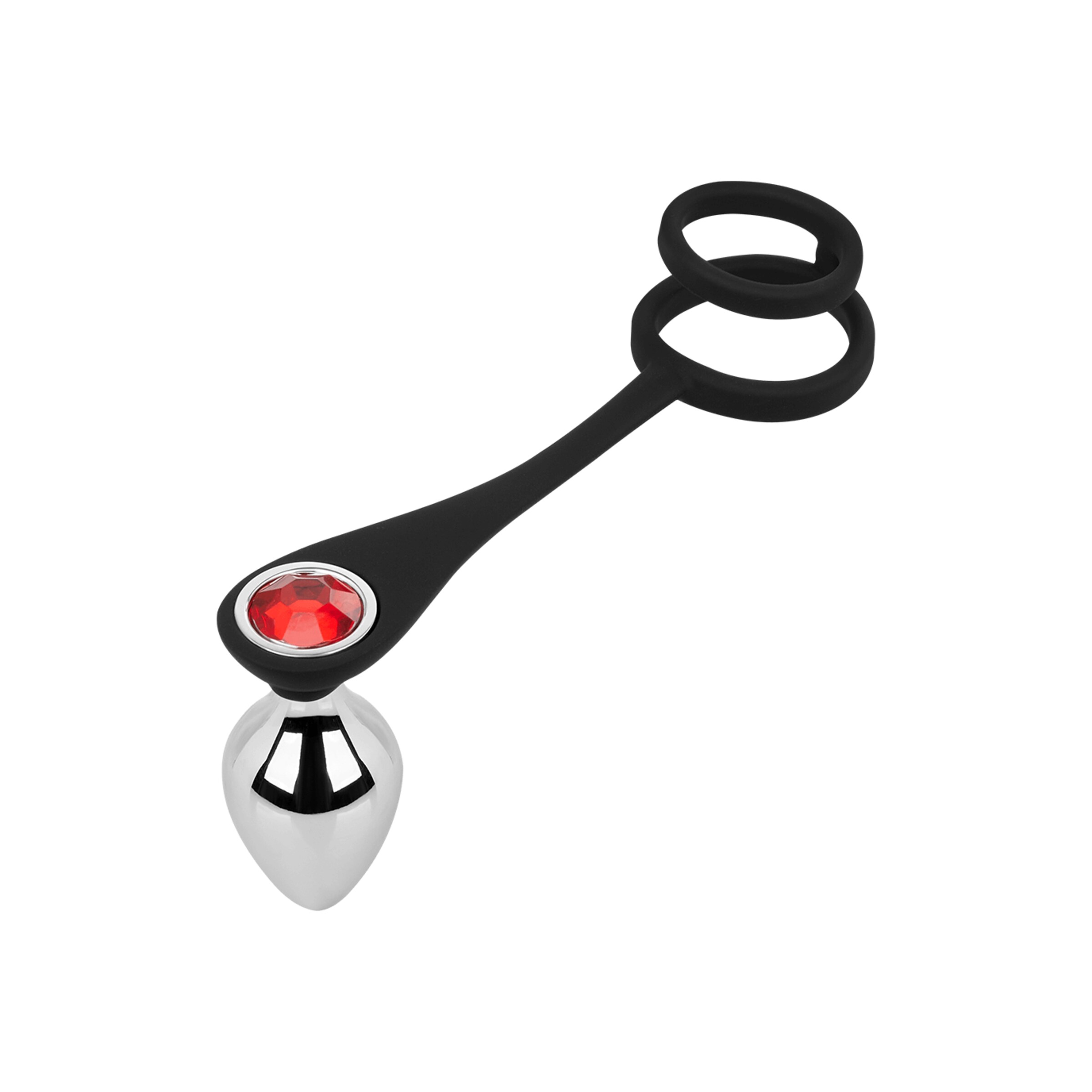 anaalplug[nbhy]set-4-delen-15-cm-Rood-Zilver-Zwart-9