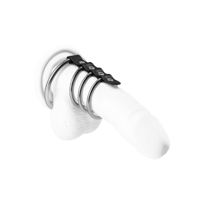 manchette-pénienne-avec-anneaux-4---5-5-cm-Argent-Noir-2